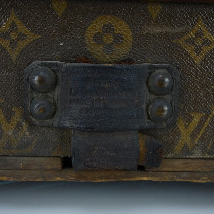 Louis Vuitton Malle Cabine Antique Steamer Trunk 10 of 15