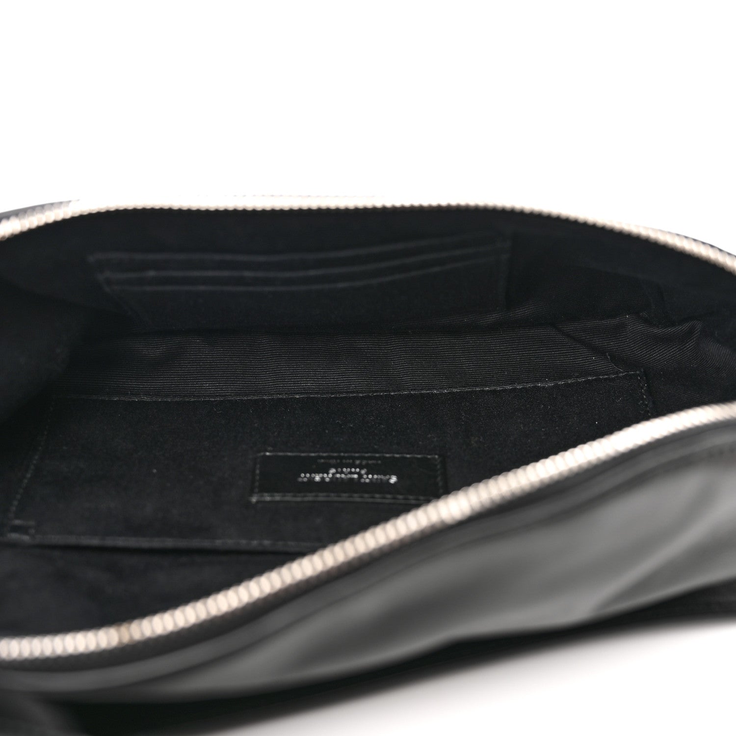 Saint Laurent Calfskin Monogram Belt Bag Black 5 of 12