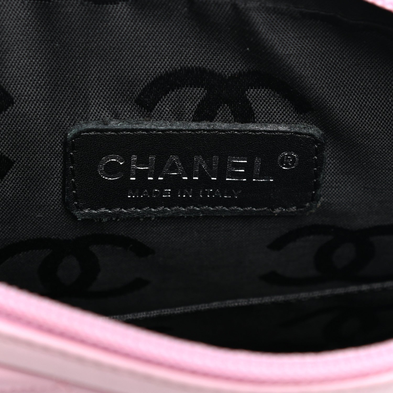 Chanel Calfskin Quilted Medium Cambon Messenger Pink Black 6 of 10