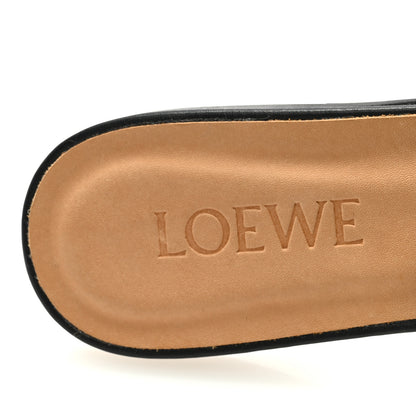 Loewe Calfskin Gate Mules 38 Black Tan 7 of 7