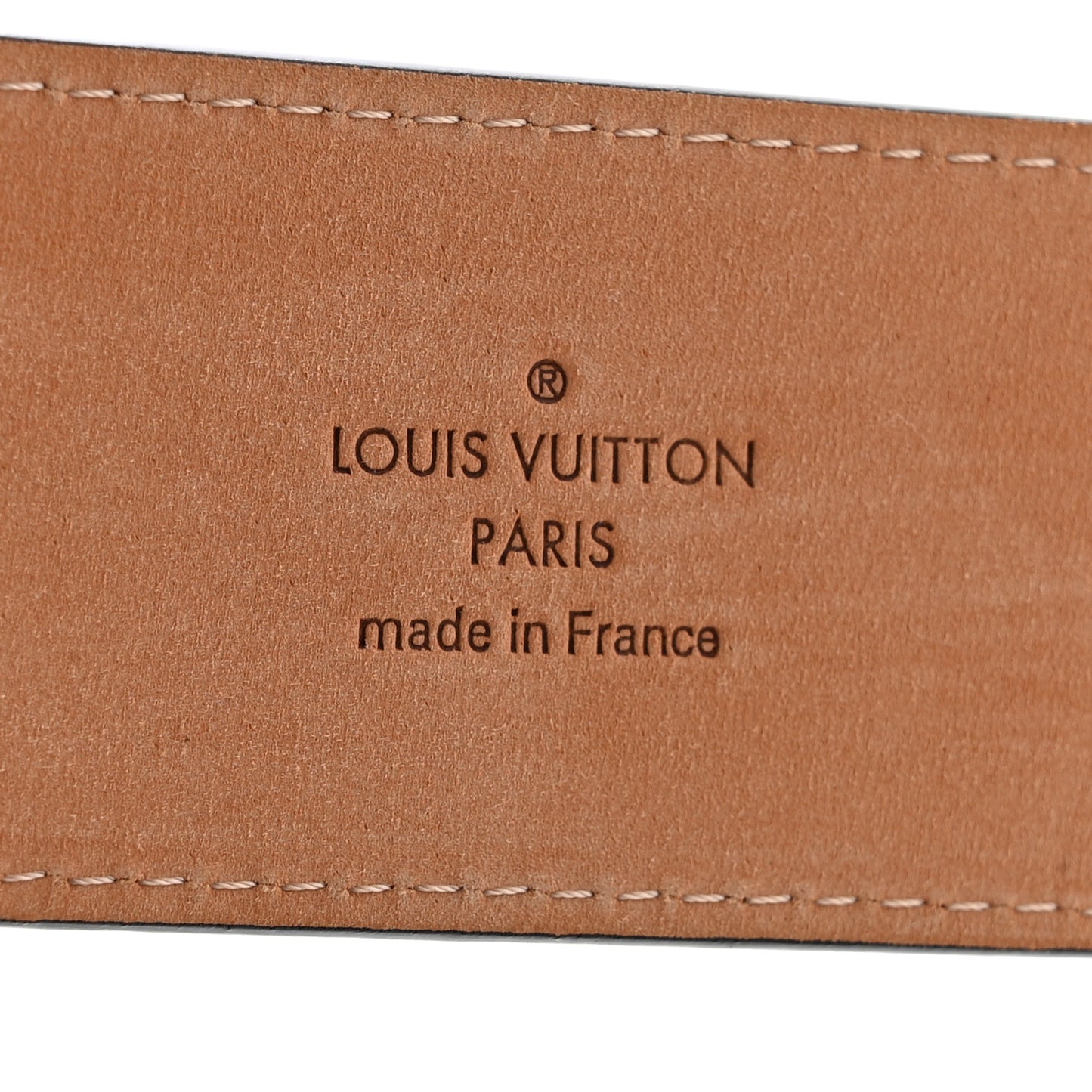 Epi Electric 40mm LV Initiales Belt 95 38 Black