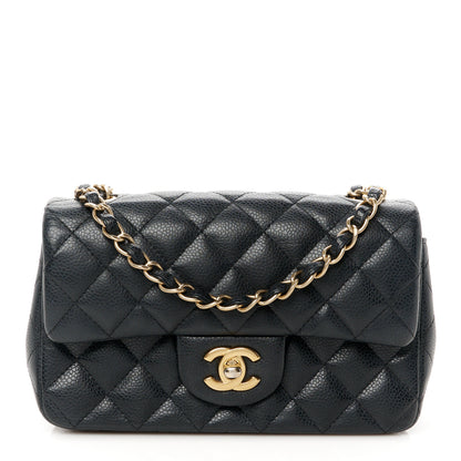Chanel Caviar Quilted Mini Rectangular Flap Black 1 of 12