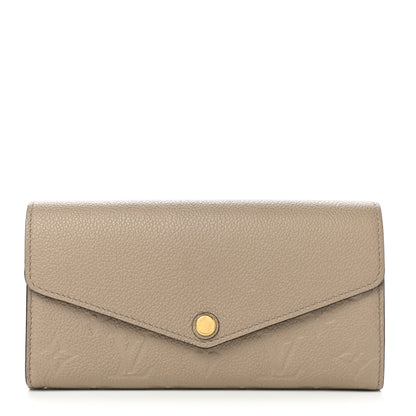 Louis Vuitton Empreinte Sarah Wallet NM Tourterelle 1 of 8