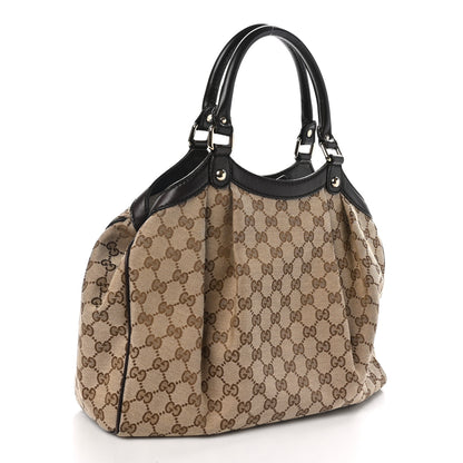 Gucci Monogram Medium Sukey Tote Dark Brown 3 of 10