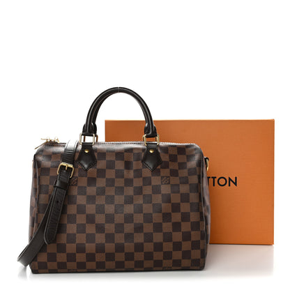 Louis Vuitton Damier Ebene Speedy Bandouliere 30 12 of 12