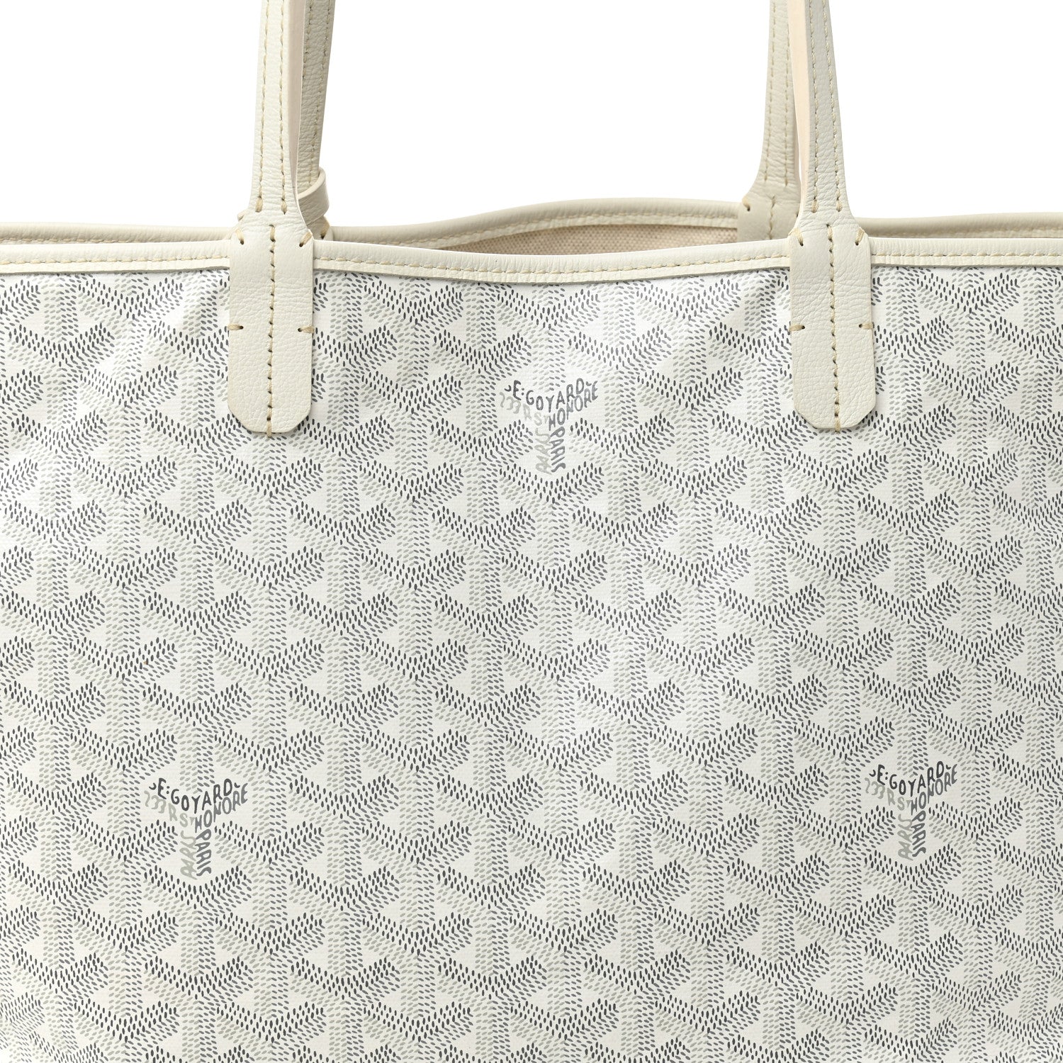 Goyard Goyardine Saint Louis PM White 9 of 11