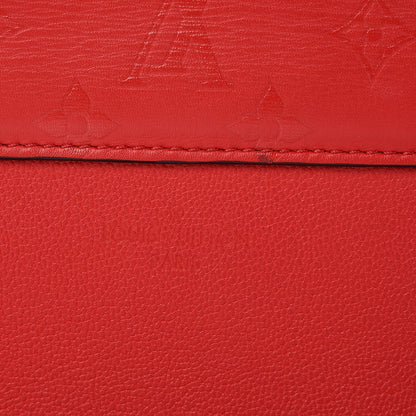 Louis Vuitton Monogram Cuir Plume Ecume Very Chain Bag Rouge Rubis 7 of 10