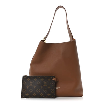 Louis Vuitton Grained Calfskin Low Key Hobo MM Cognac 6 of 11