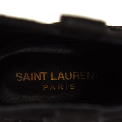 Saint Laurent Suede Rock 40 Stars Ankle Boots 35 Black 8 of 10