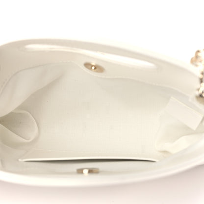 Chanel Shiny Crumpled Calfskin Quilted Nano 31 Shopping Bag White 5 of 11