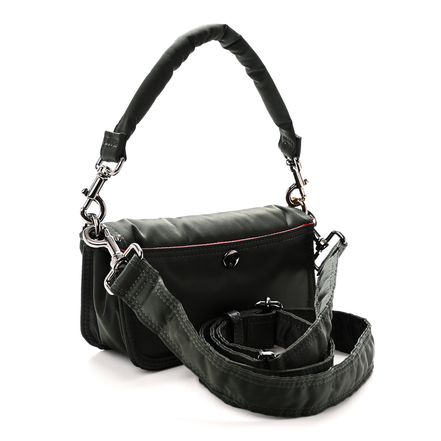 Valentino Garavani X PORTER Technical Fabric Vlogo Loco Small Crossbody Bag Khaki 3 of 10