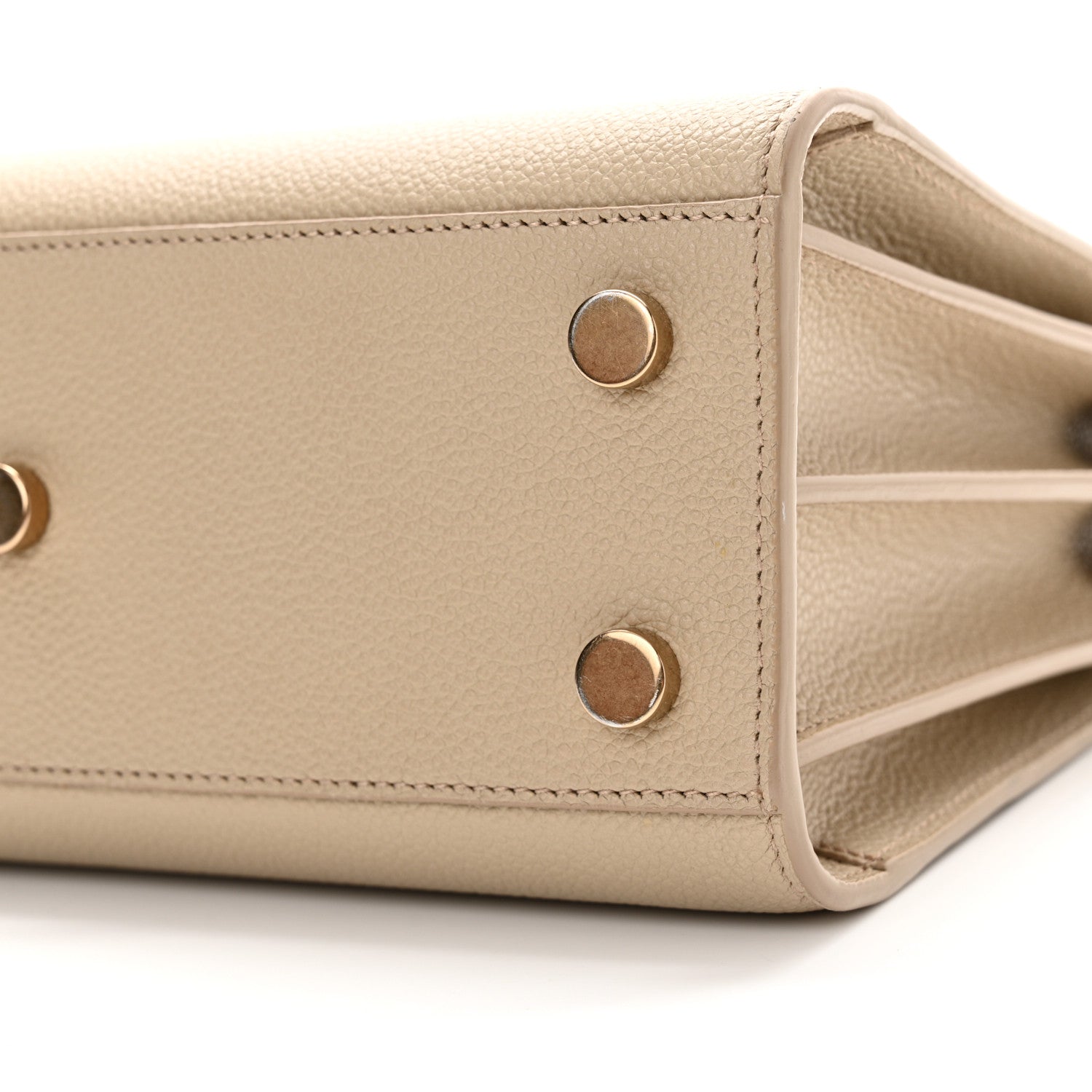Saint Laurent Grained Calfskin Nano Sac De Jour Sea Salt 10 of 14