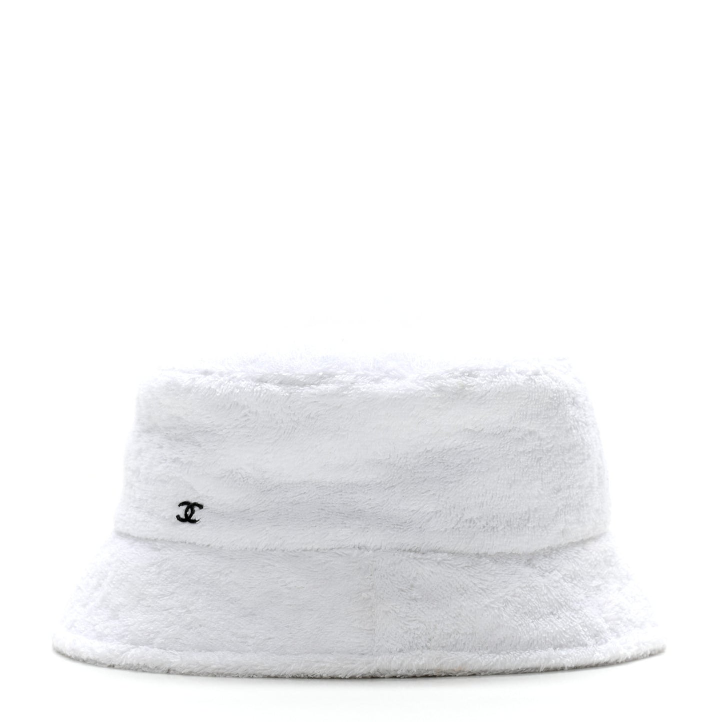 Terry Cloth CC Bucket Hat M White