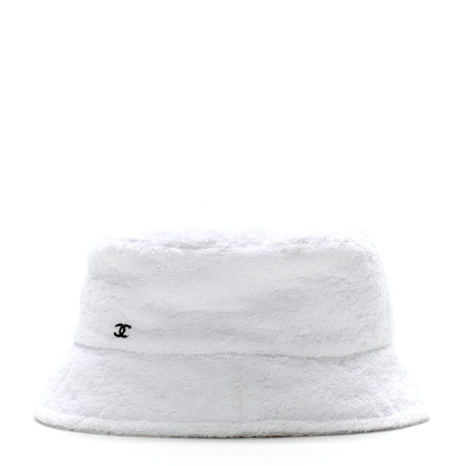Chanel Terry Cloth CC Bucket Hat M White 5 of 10