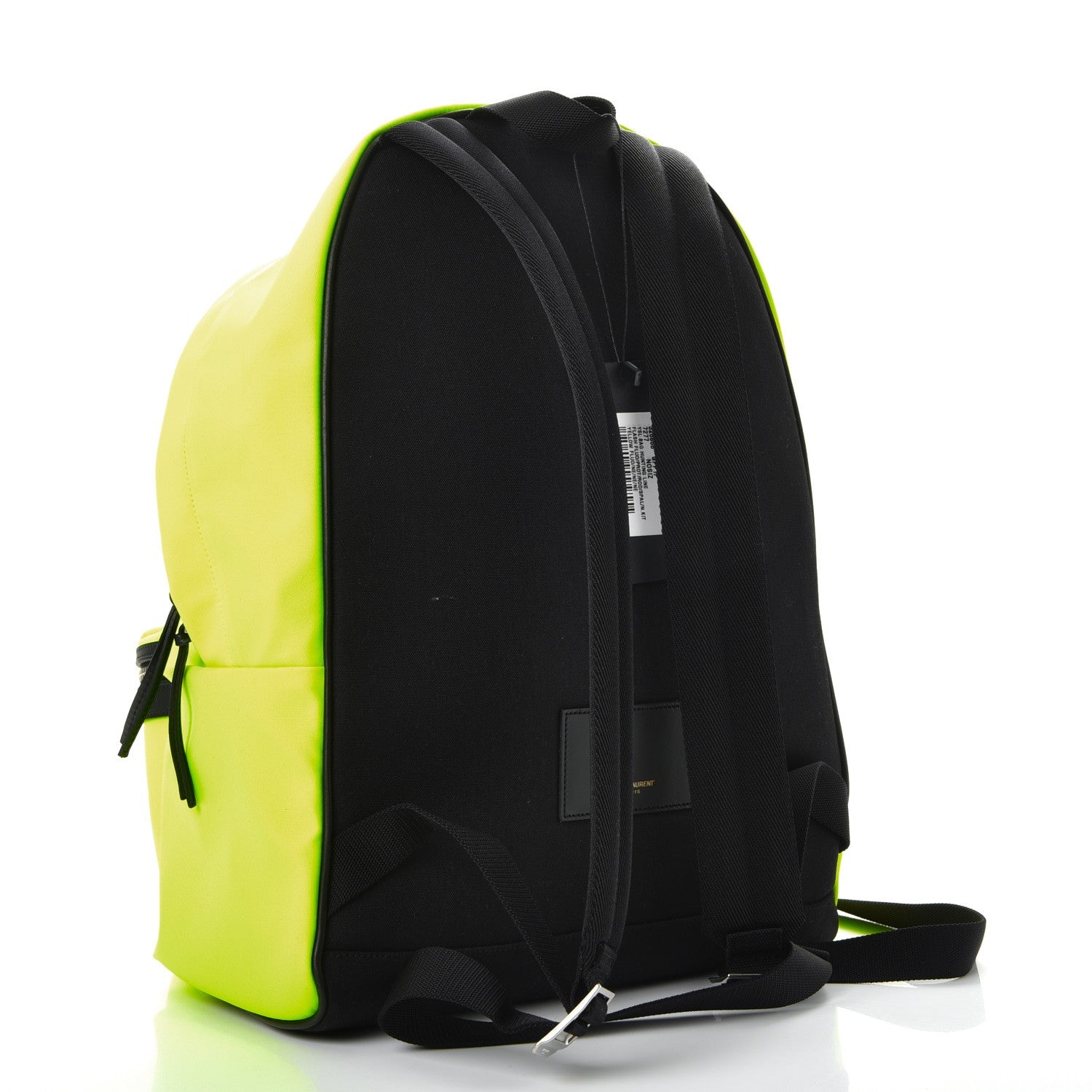 Saint Laurent Nylon Classic Hunting Backpack Neon Yellow 3 of 7