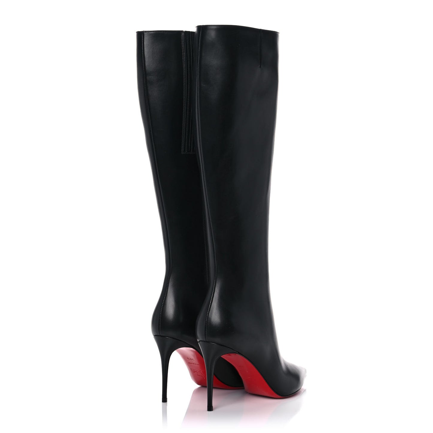 Calfskin So Kate Pointed Tall Boots 39.5 Black
