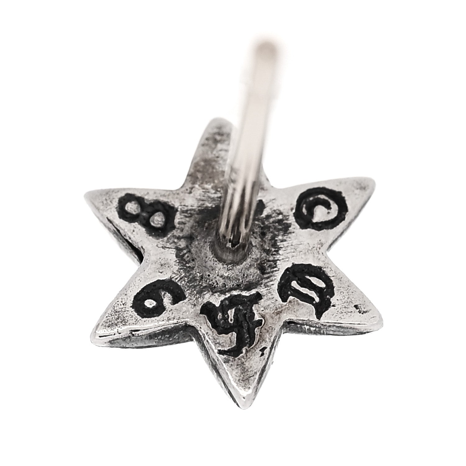 Chrome Hearts Sterling Silver Star Single Stud Earring 4 of 4