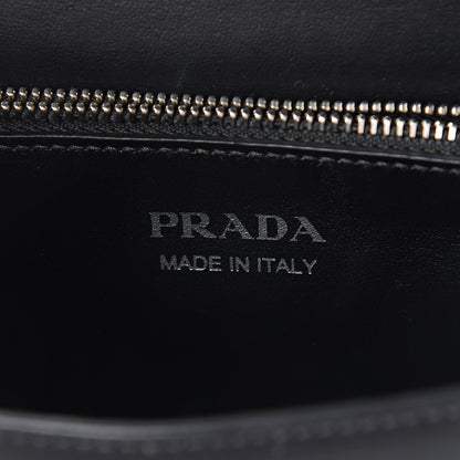 Prada City Calfskin Saffiano Racing Logo Elektra Shoulder Bag Fuxia Black 5 of 8
