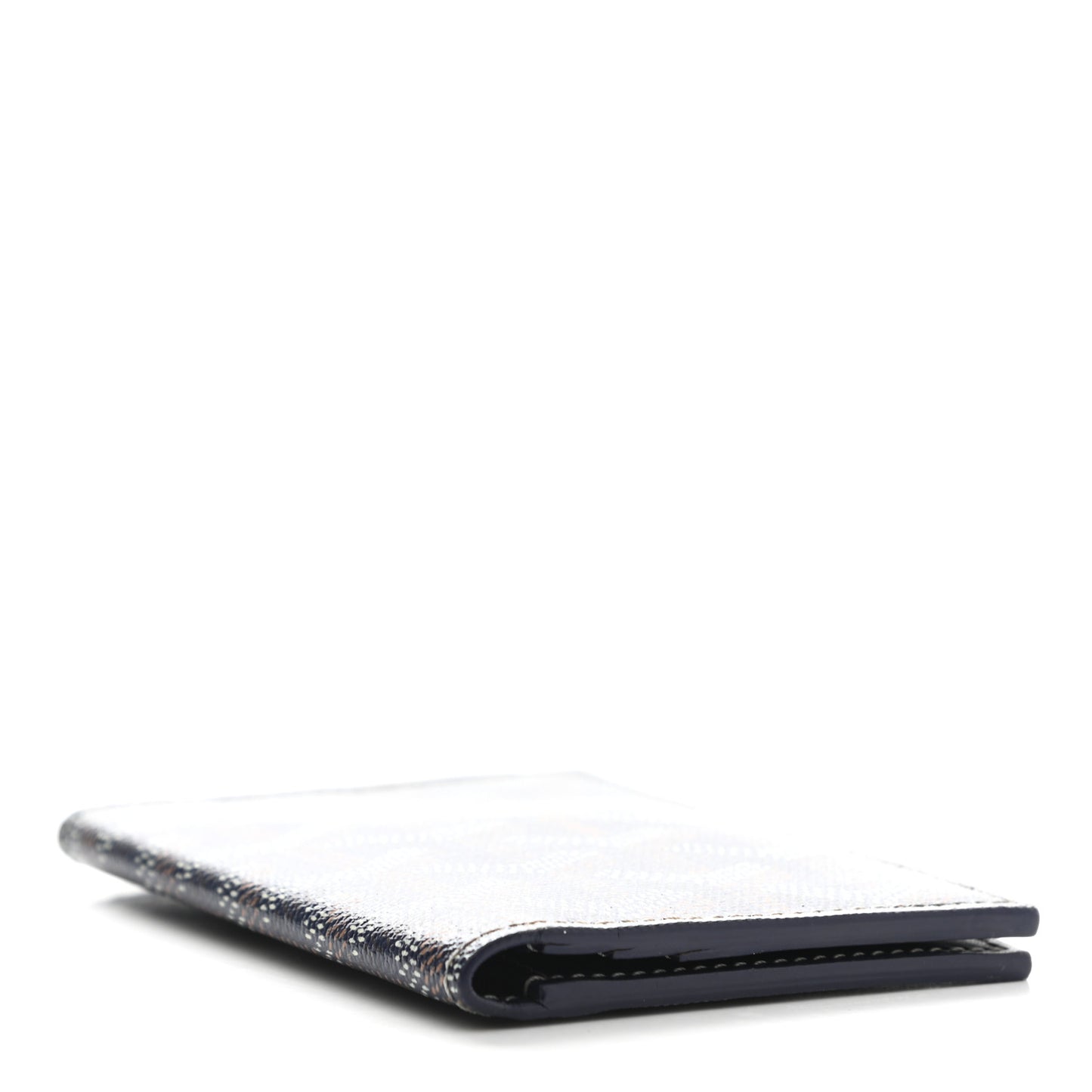 Goyardine Saint Marc Folding Card Case Navy