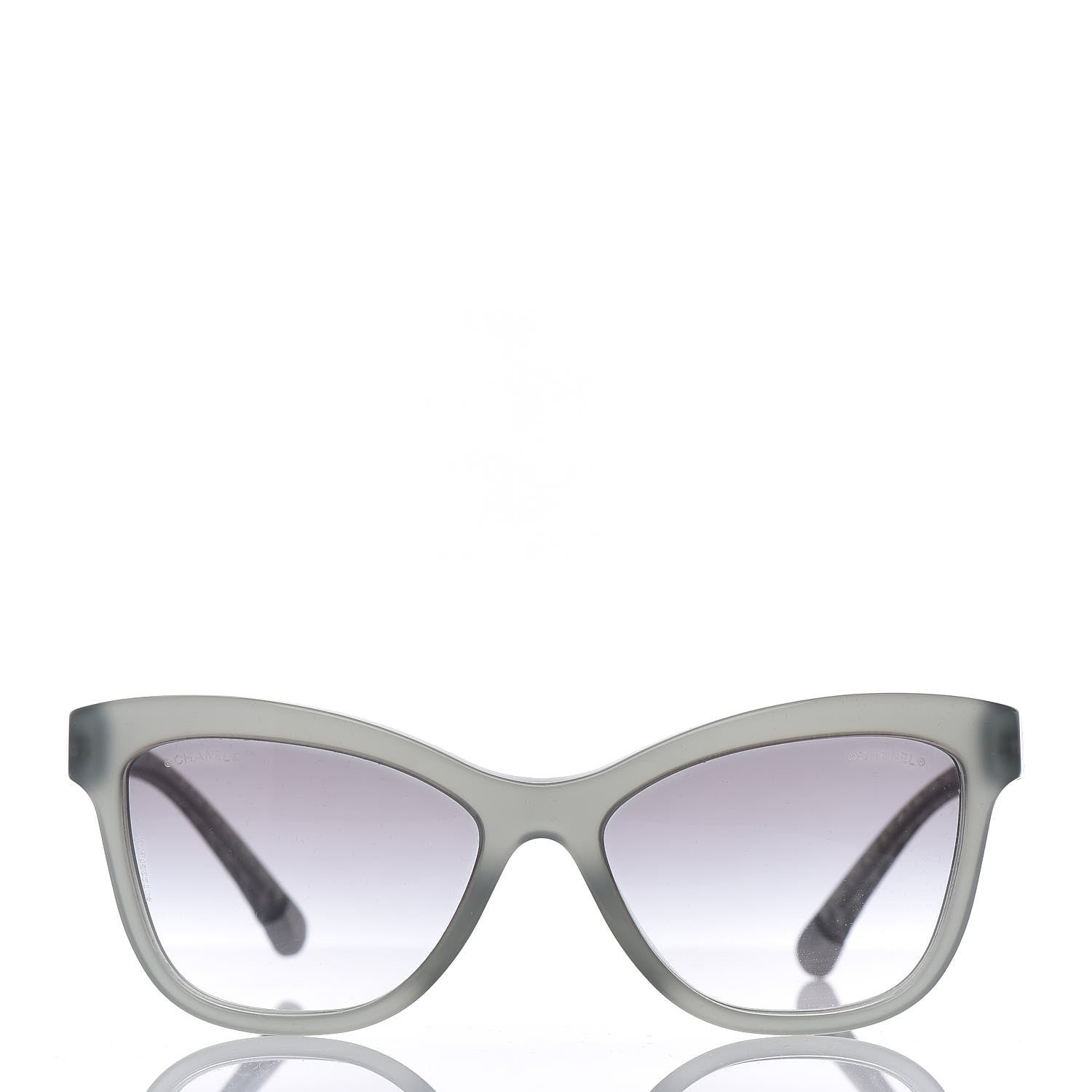 Chanel CC Cat Eye Sunglasses 5330 Green 2 of 7
