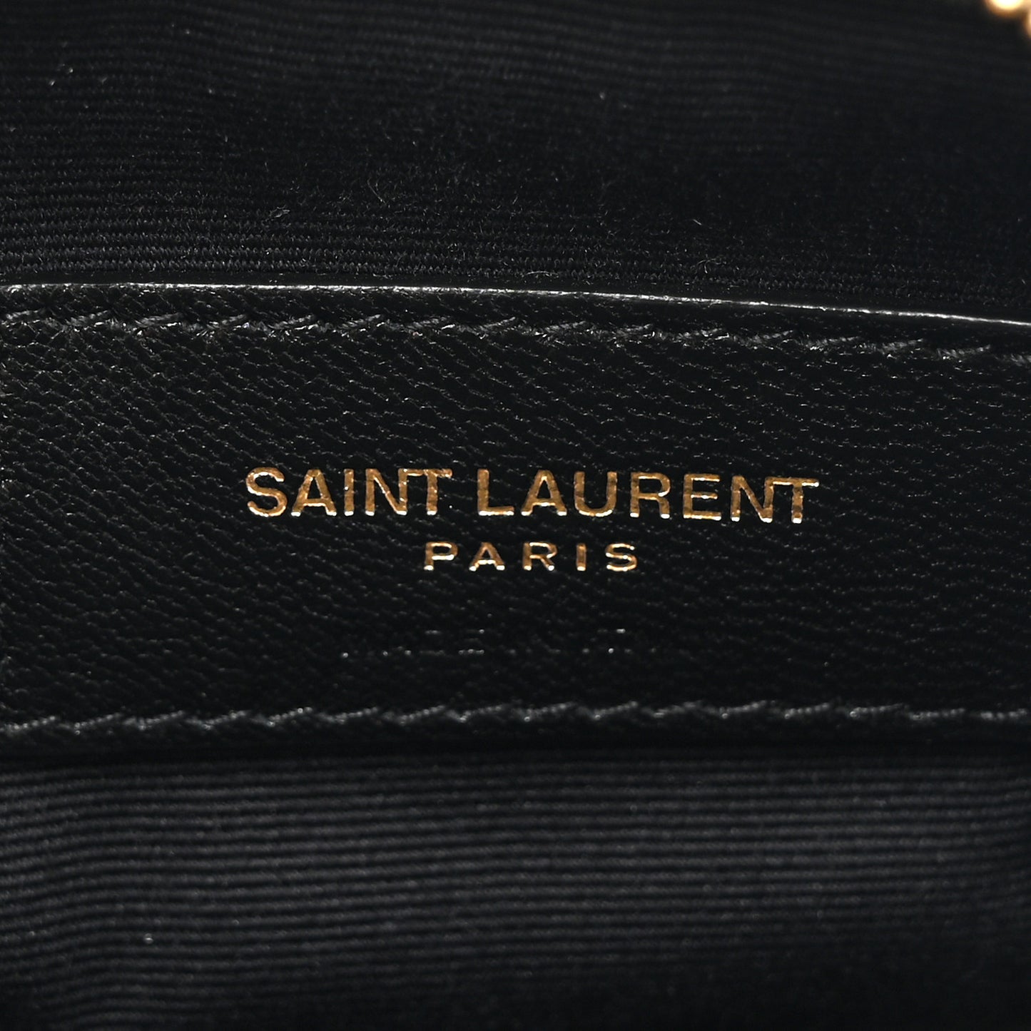 Grain De Poudre Matelasse Monogram Baby Lou Camera Bag Crema Soft