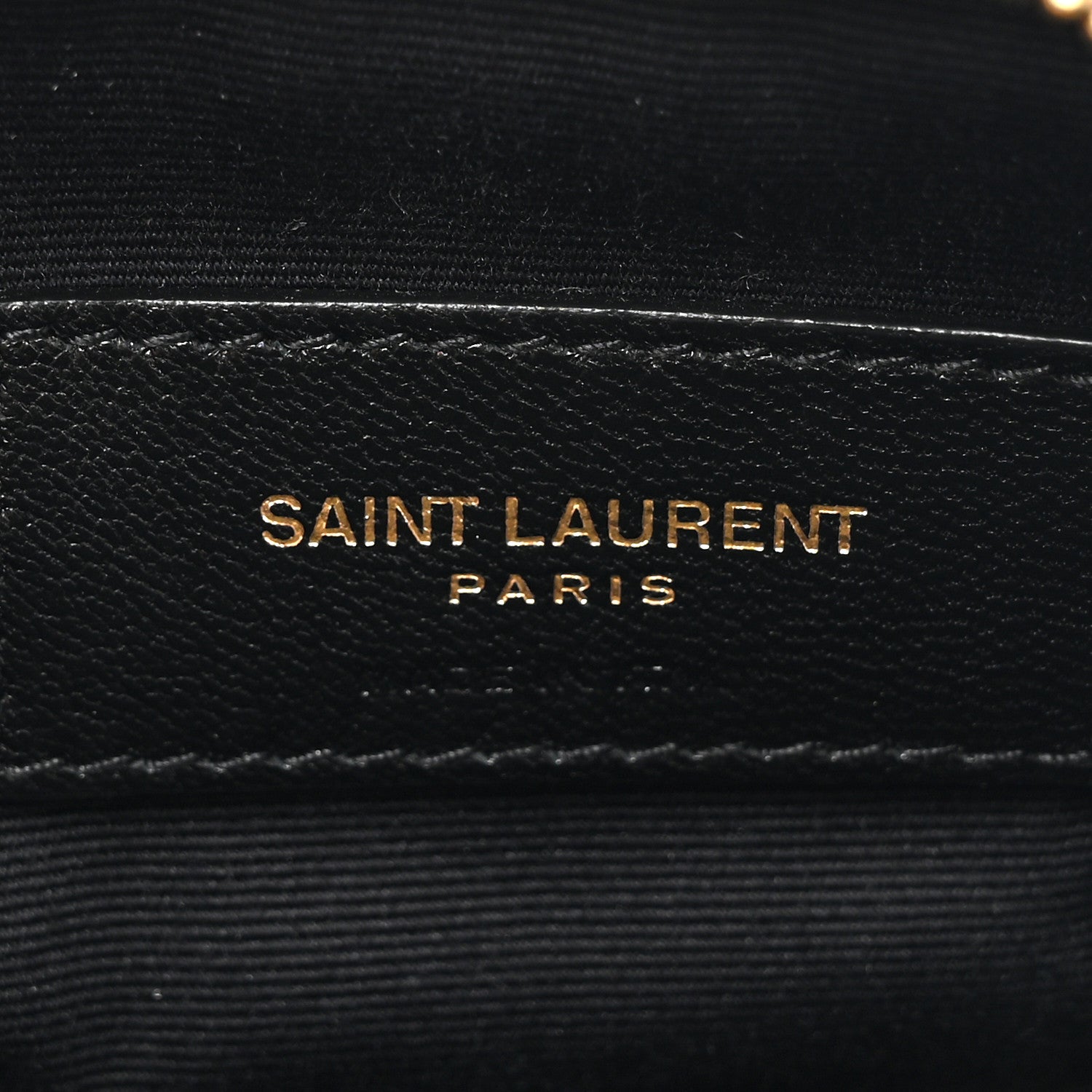 Saint Laurent Grain De Poudre Matelasse Monogram Baby Lou Camera Bag Crema Soft 6 of 11