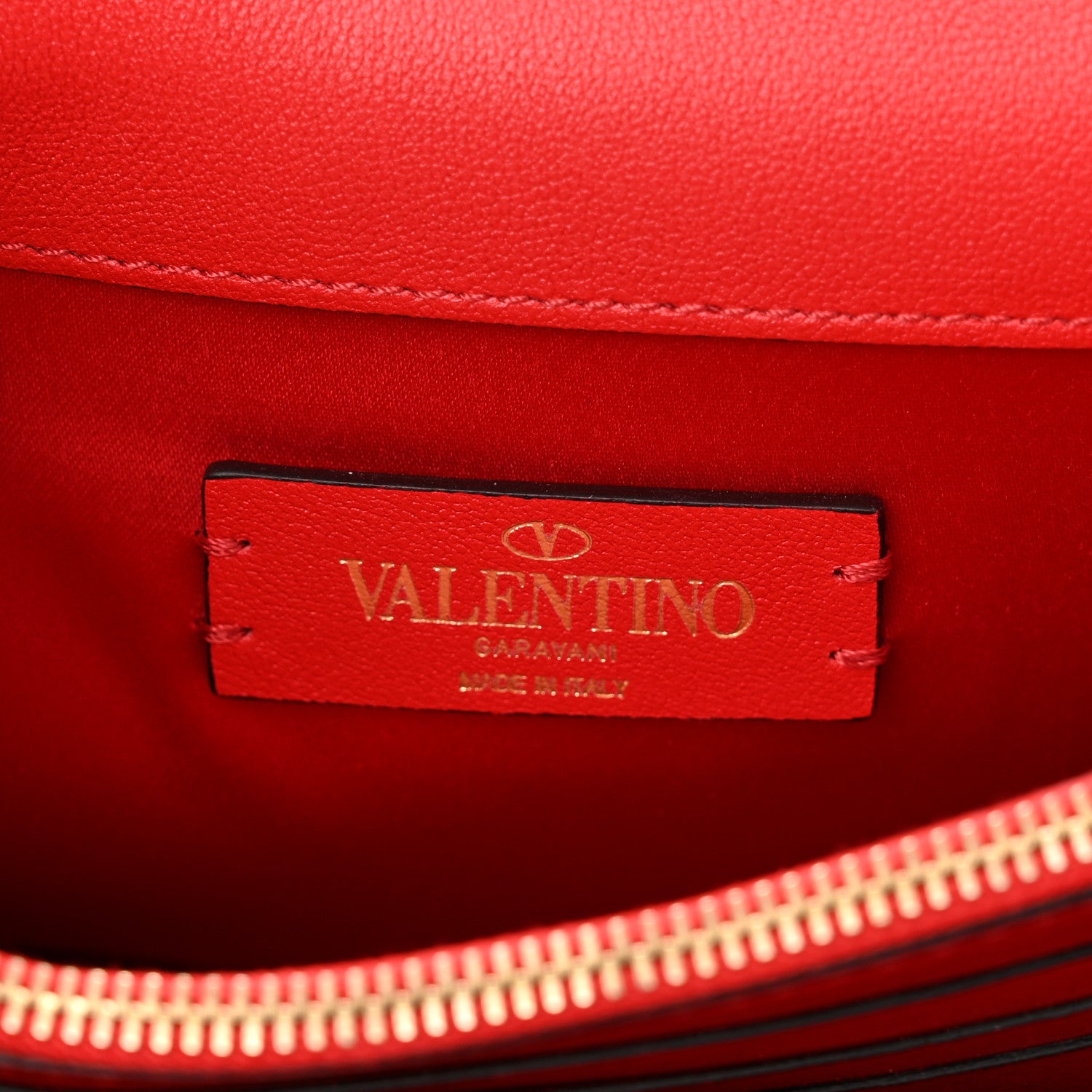 Valentino Garavani Smooth Calfskin Mini Vring Crossbody Bag Rouge Pur 6 of 9