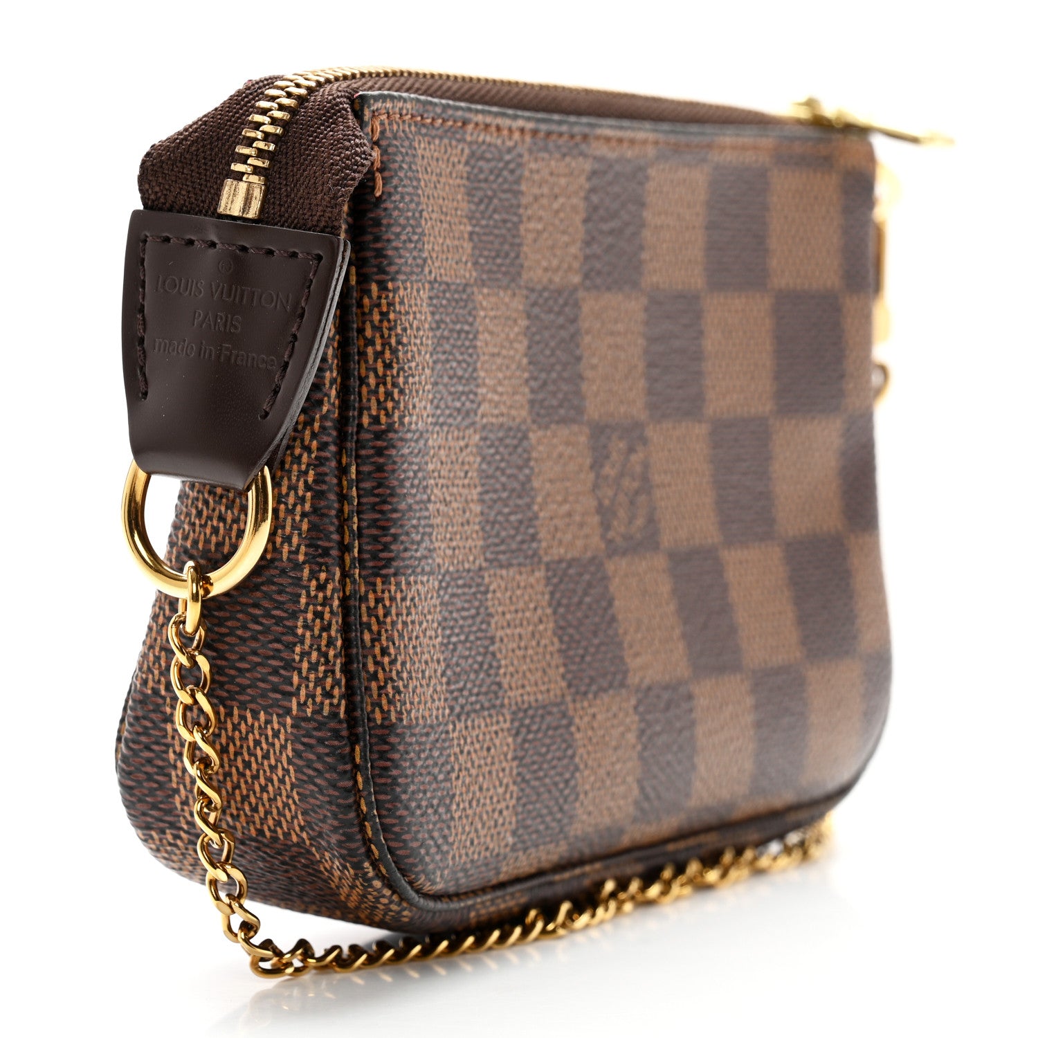 Louis Vuitton Damier Ebene Mini Pochette Accessories 2 of 9