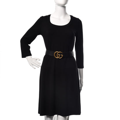 Gucci Calfskin Double G 40mm Belt 85 34 Black 2 of 6
