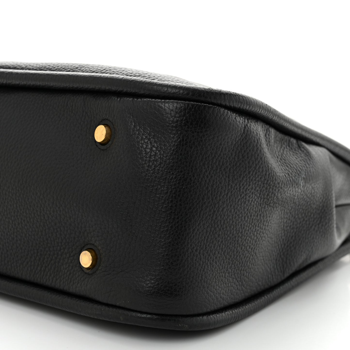 Small Classic Grain Leighton Black