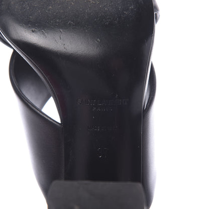 Saint Laurent Calfskin LouLou Mules 37 Black 8 of 10