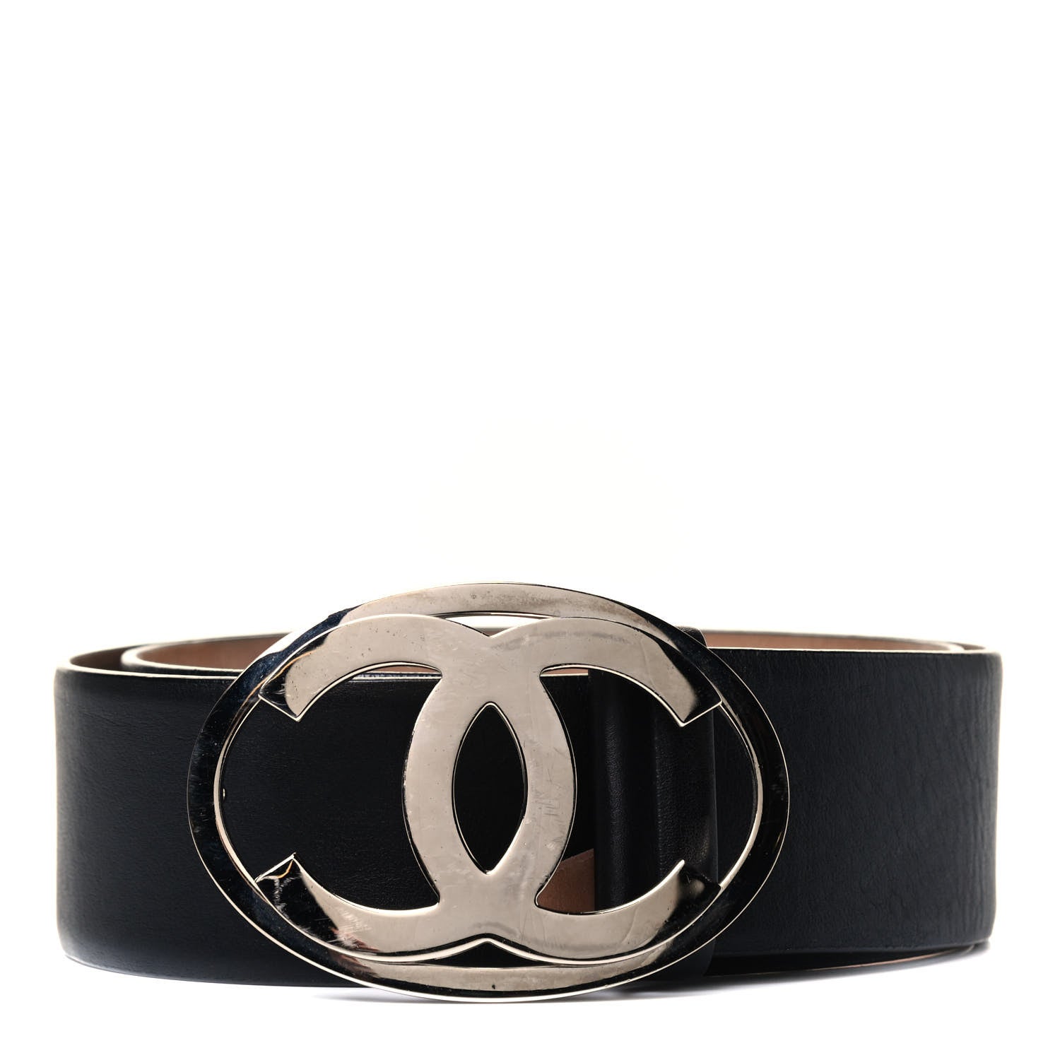Chanel Calfskin CC Belt 80 32 Black 1 of 3