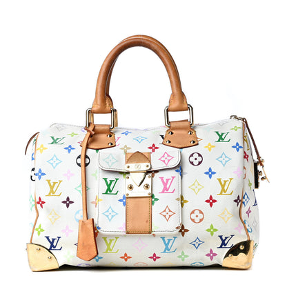 Louis Vuitton Monogram Multicolor Speedy 30 White 1 of 4