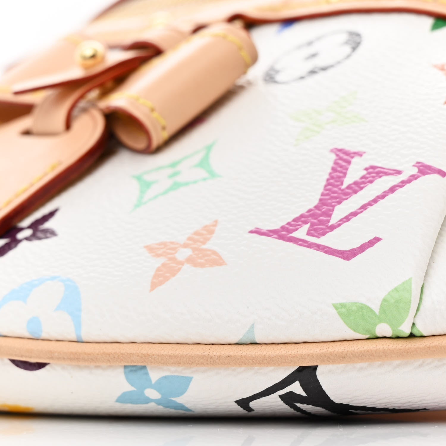 Louis Vuitton LV X TM Monogram Multicolor High Rise Bumbag White 8 of 9