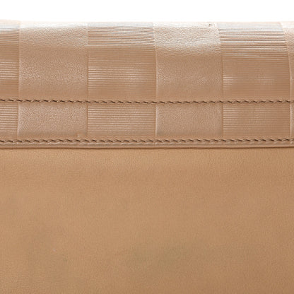 Fendi Calfskin Paris Pequin Small Shoulder Bag Beige 11 of 11