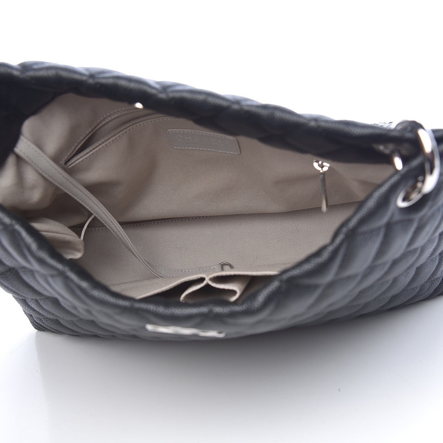 Chanel Caviar Quilted Easy Zip Tote Black 5 of 11