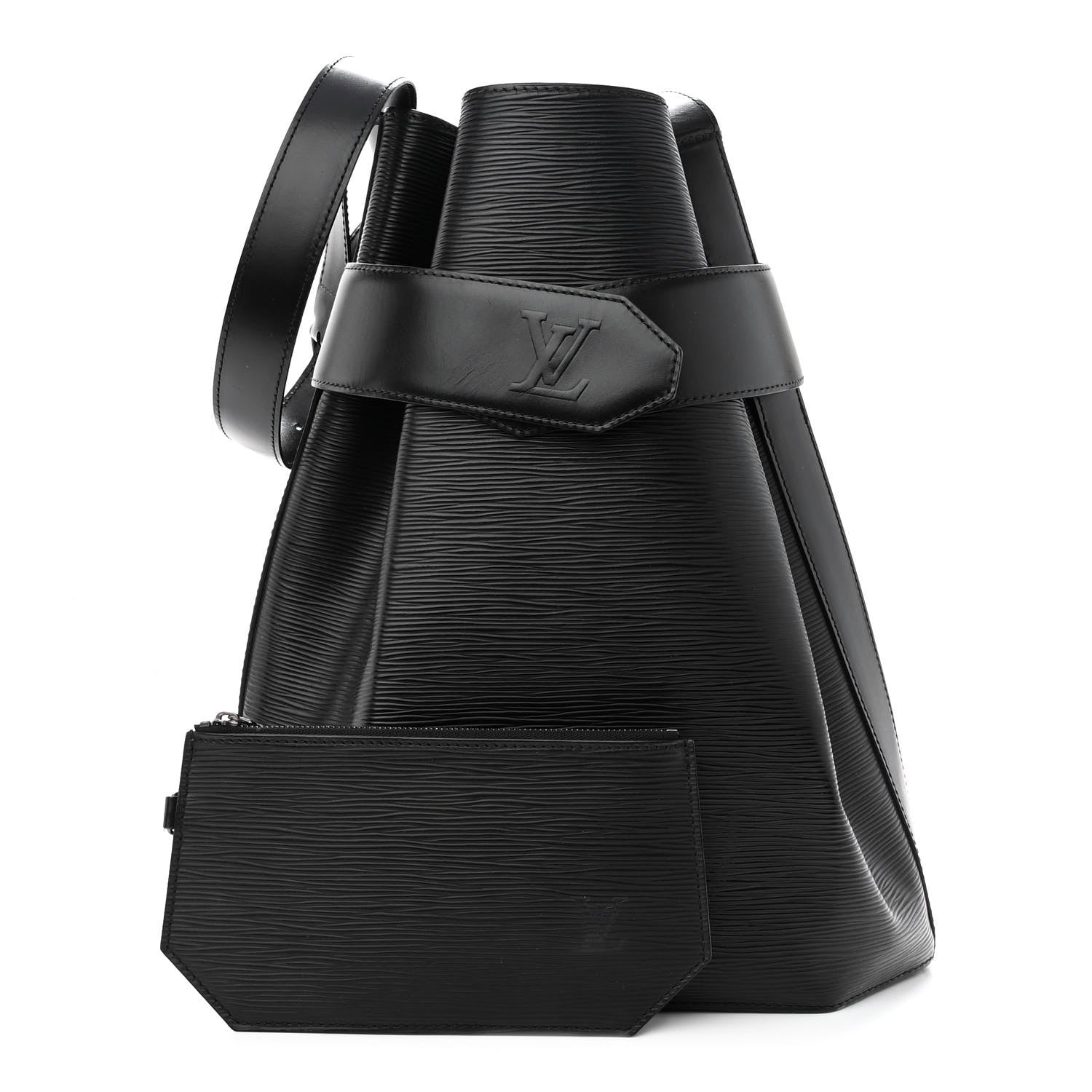 Louis Vuitton Epi Sac D'Epaule GM Black 1 of 10