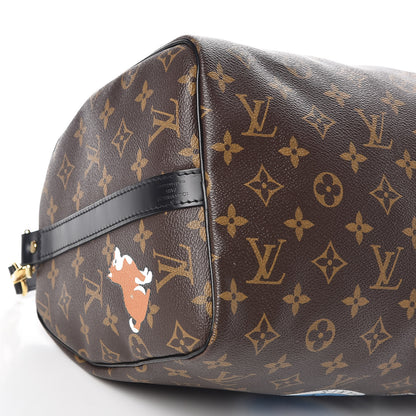 Louis Vuitton Monogram My World Tour Speedy Bandouliere 30 Black 9 of 11