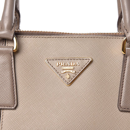 Prada Saffiano Lux Bi-Color Promenade Tote Argilla Pomice 10 of 19