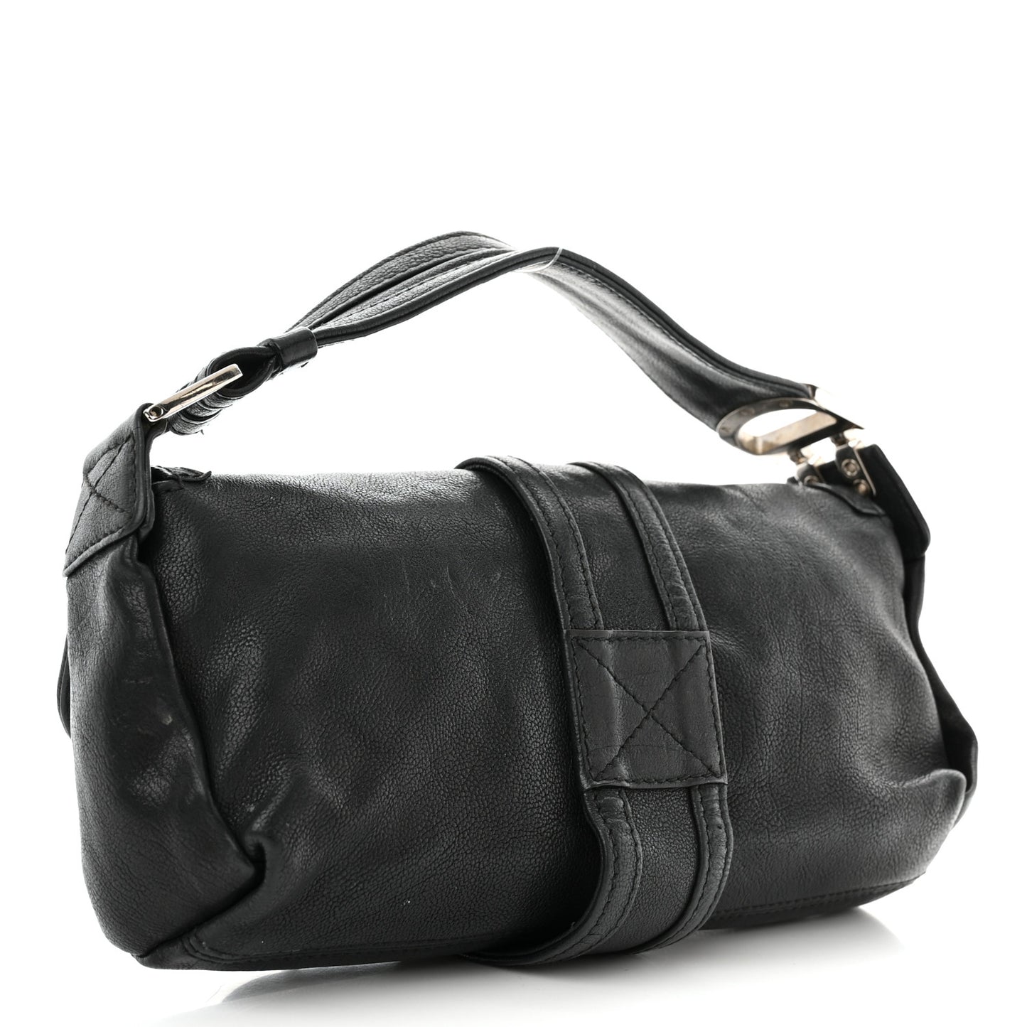 Calfskin Flight East West Bag Black