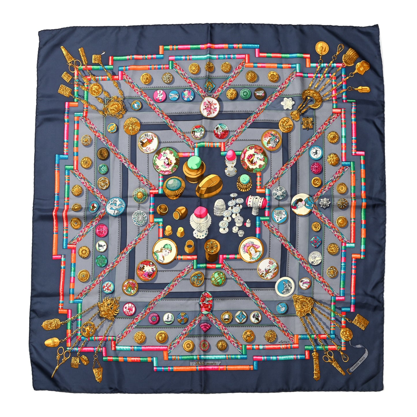 Silk Petite Main Scarf 90