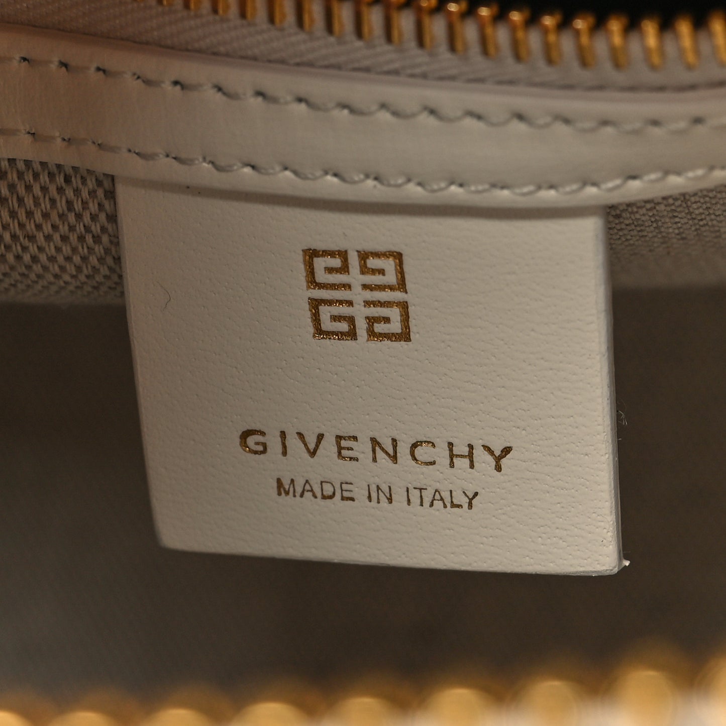 Shiny Lord Calfskin Mini Antigona Ivory