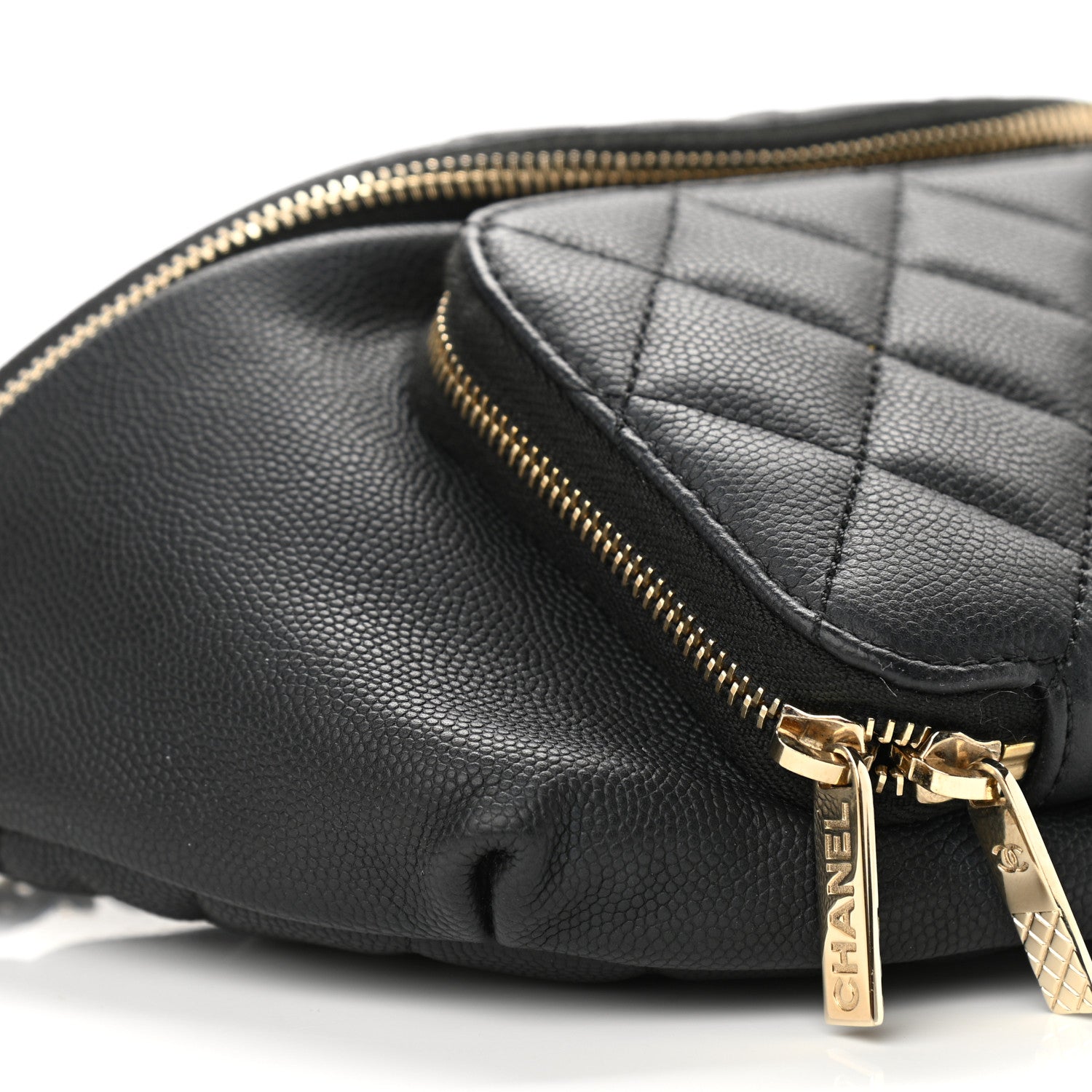 Chanel Caviar Quilted Business Affinity Waist Belt Bag Black 9 of 11