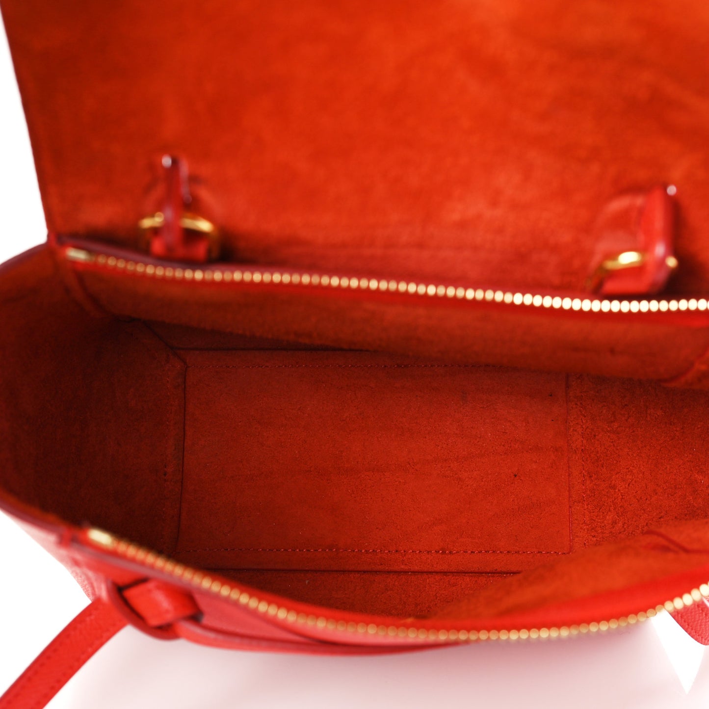 Grained Calfskin Nano Belt Bag Carnelian