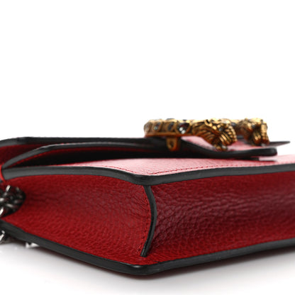Gucci Calfskin Super Mini Dionysus Shoulder Bag Hibiscus Red 6 of 10