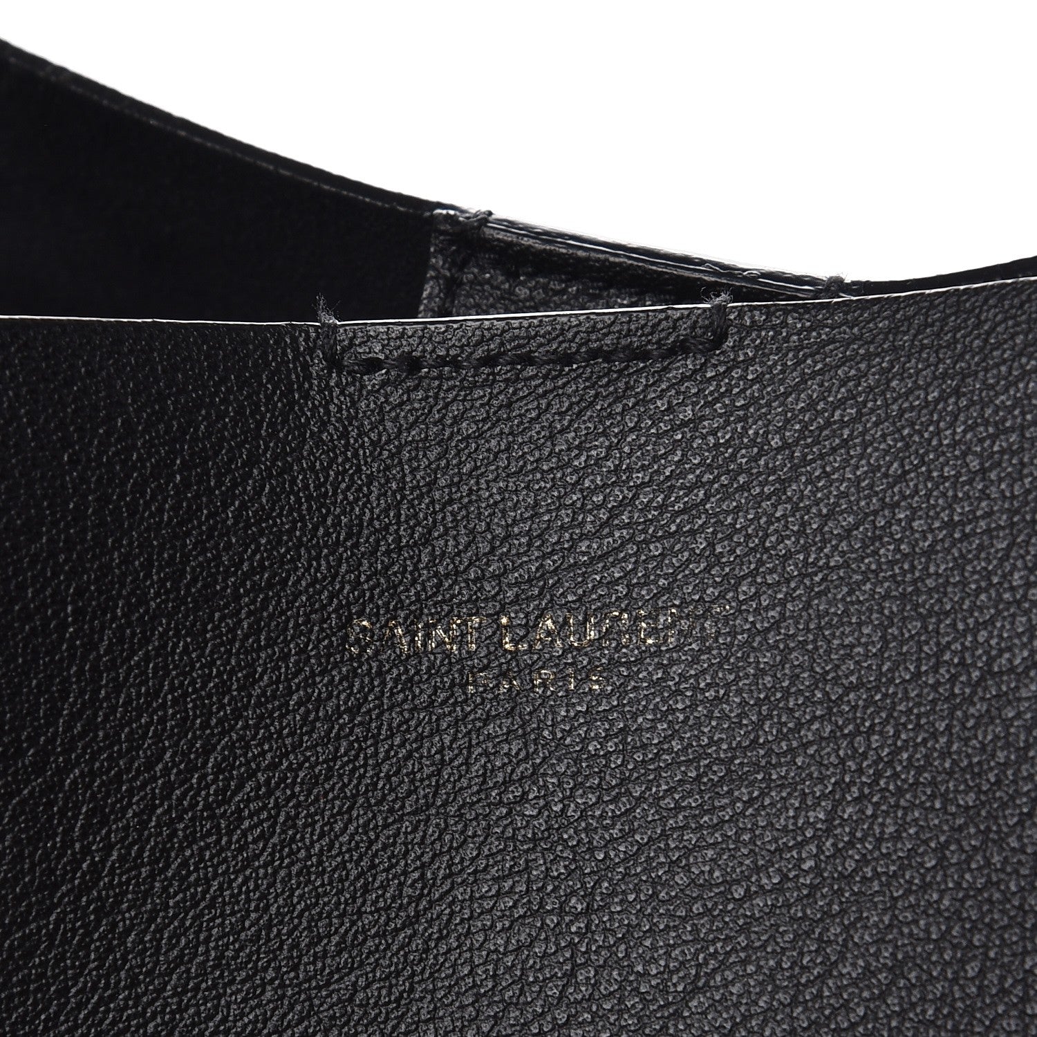 Saint Laurent Calfskin Large Shopping Tote Black 11 of 11