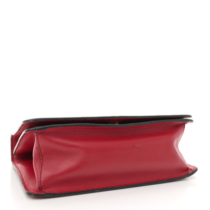 Prada Saffiano Chain Shoulder Bag Fuoco 4 of 14