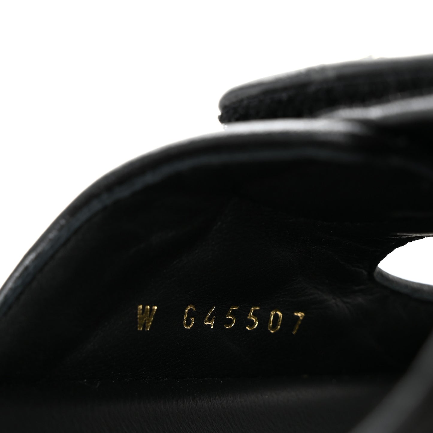 Lambskin Quilted Velcro Dad Chain CC Slide Sandals 37 Black