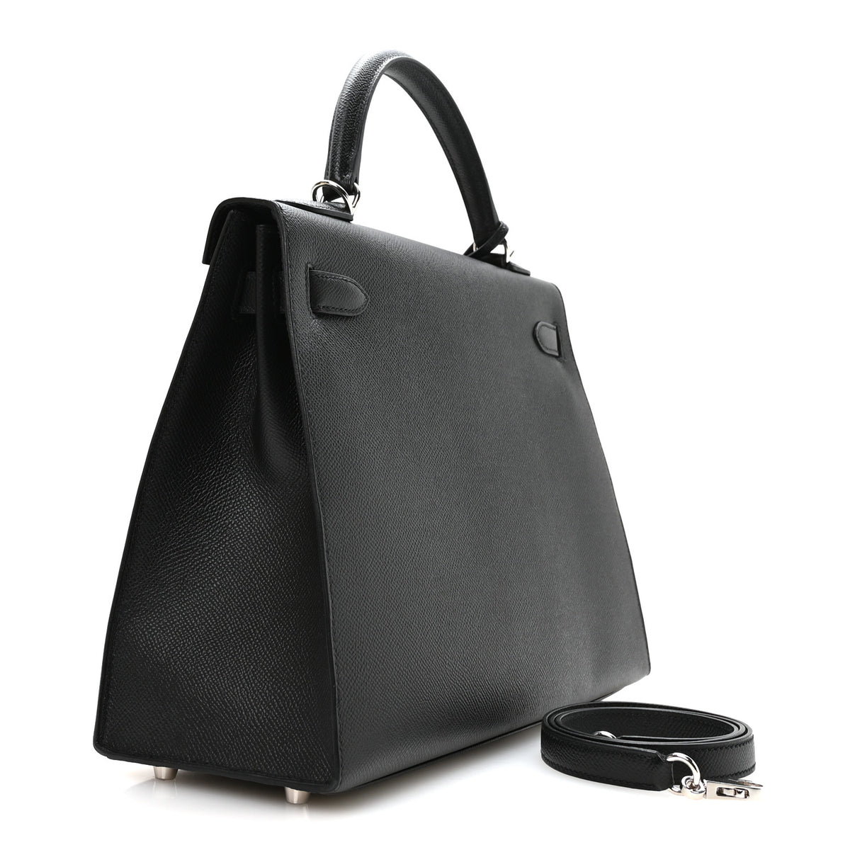 Hermes Epsom Kelly Sellier 32 Black 3 of 11