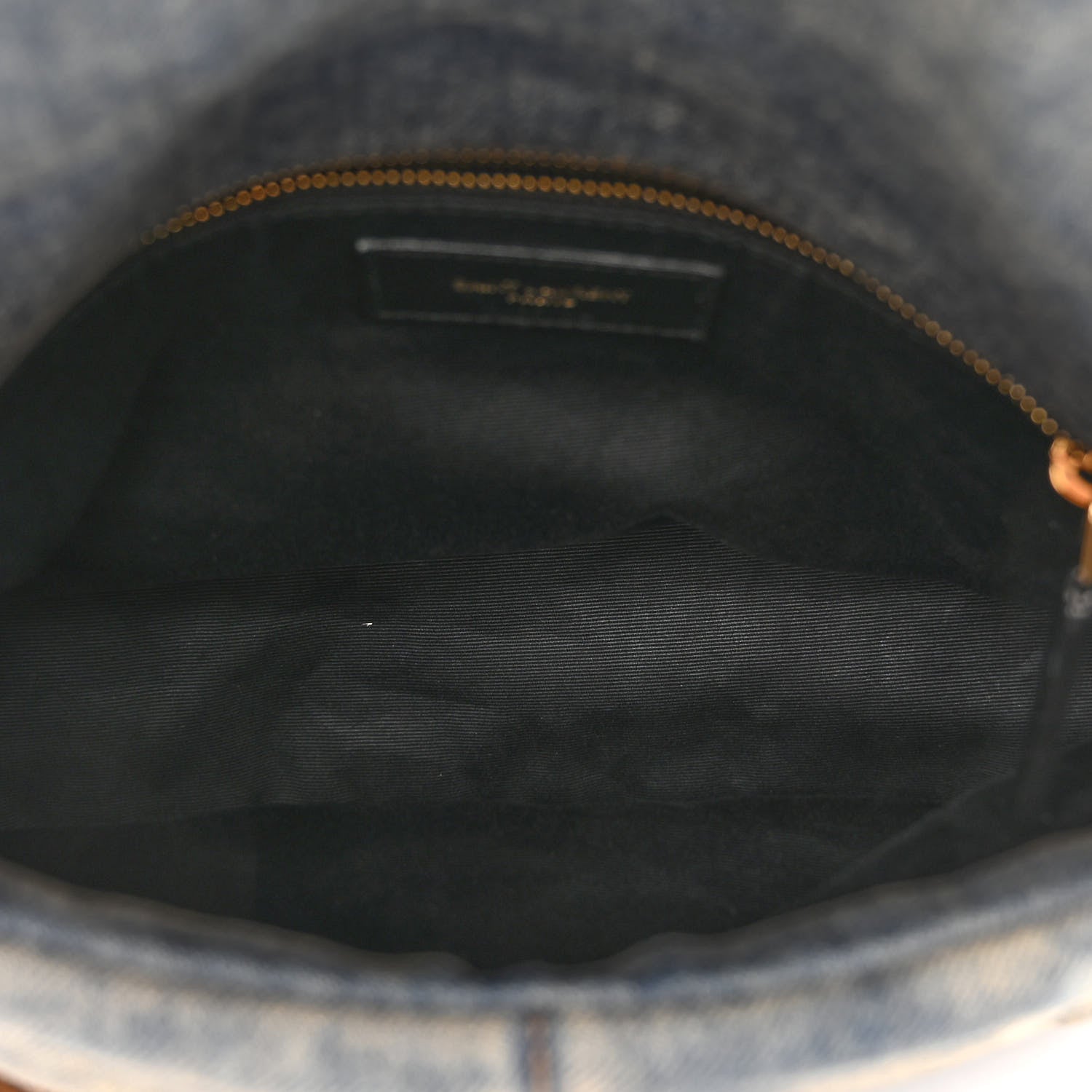 Saint Laurent Denim Quilted Small Loulou Puffer Monogram Chain Satchel Blue Cinnamon 5 of 10